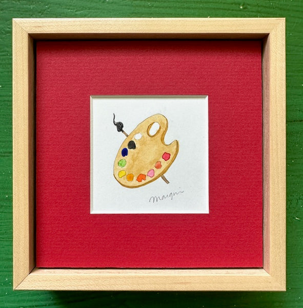 Framed Artists Palette