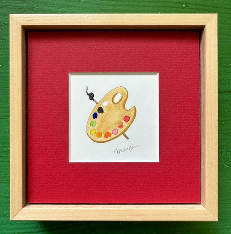 Framed Artists Palette