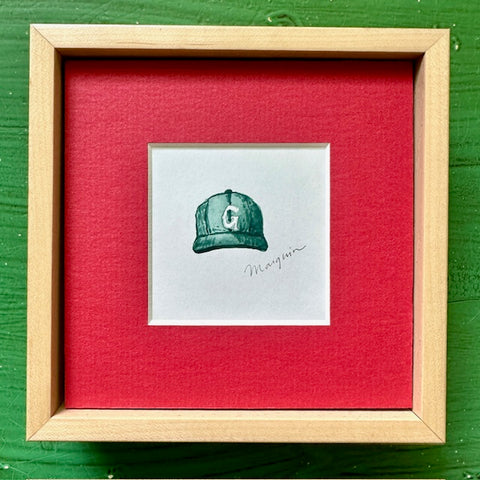 Framed The Greenville Drive Hat