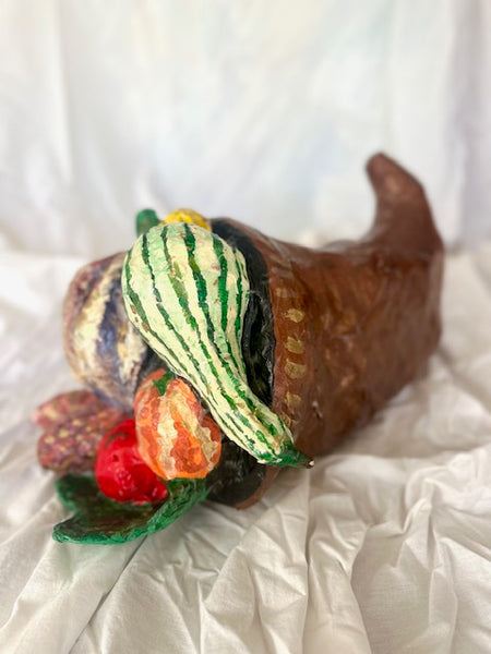 Paper Mache Cornucopia, Two