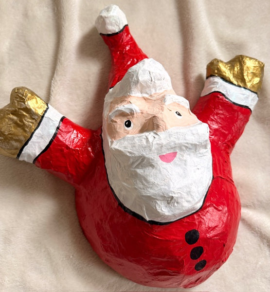 Paper Mache Jolly Santa, Four