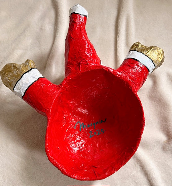 Paper Mache Jolly Santa, Four